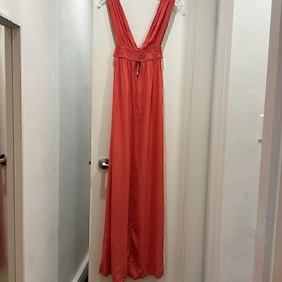 Tobi MYKONOS MAXI DRESS XS / CORAL - Picture 3 of 8